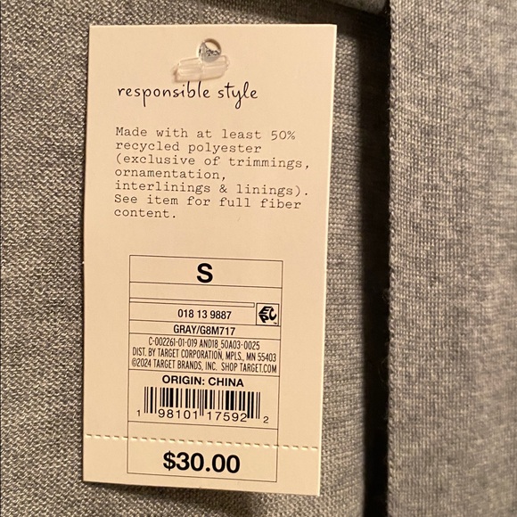 A New Day Gray Open Front Cardigan…size S - Picture 6 of 6